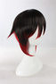 Picture of RWBY Red Trailer Ruby Red and Black Gradient Cosplay Wigs 330A