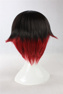 Picture of RWBY Red Trailer Ruby Red and Black Gradient Cosplay Wigs 330A