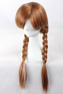 Изображение Замороженная принцесса Анна Аренделле Браун и белый парик косплей mp001693
