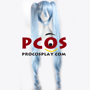 Picture of Discount Light Blue Gradient Vocaloid Hatsune Miku Cosplay Wigs For Sale 042L