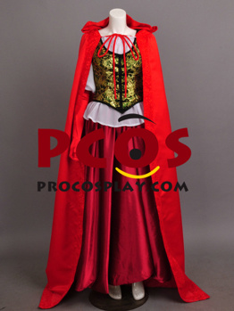 Picture of Once Upon a Time Ruby's Red Riding Hood Damask Cloak Cosplay Costume mp001188