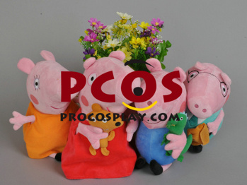 Picture of Peppa Pig full family plush dolls mp000831