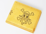 Изображение Цельный светло-желтый кошелек Luffy's с рисунком пиратских флагов