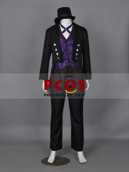 Picture of Black Butler Kuroshitsuji Sebastian Michaelis Book of Circus the 3rd Cosplay Costume mp002042