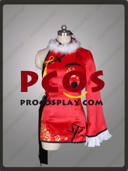 Picture of Kantai Collection Ping Red Cheongsam Cosplay Costume mp002004