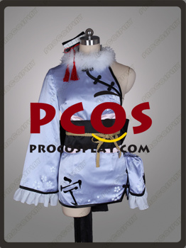 Picture of Kantai Collection Ning Blue Cheongsam Cosplay Costume mp002005