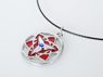 Picture of Ready to Ship Anime Uchiha Sasuke Eternal Mangekyo Sharingan Cosplay Necklace mp001983