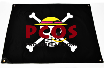 Picture of One Piece Monkey·D·Luffy Straw Hat Pirates Cosplay Flag mp001997