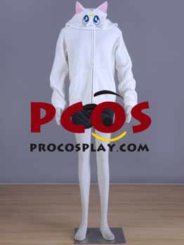 Bild von Sailor Moon Super S Kätzchen Artemis White Polar Fleece Cosplay Kostüm mp002146