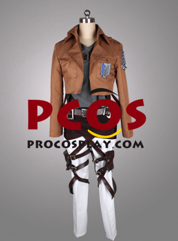 Photo de Shingeki no Kyojin Yumir Recon Corps Cosplay Costume mp001076