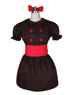 Picture of BioShock Little Sister Dark Coffee Cosplay Costume mp002334