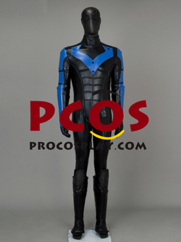 Picture of Ready to Ship Batman: Arkham City Nightwing Richard John Dick Grayson Cosplay Costume mp002670