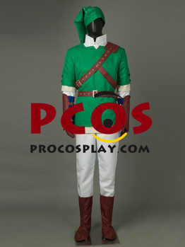 Imagen de Traje de cosplay verde de The Legend of Zelda Link mp000363