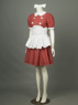 Picture of BioShock Little Sister Burgandy Cosplay Costumes With White Dots mp001638