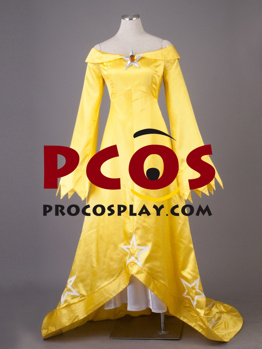 Picture of Super Mario Galaxy Wii U Rosalina & Luma Light Yellow Cosplay Costume mp003585