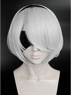 Bild von Ready to Ship Nier:Automata YoRHa 2B Weiß Cosplay Perücke mp003637_all