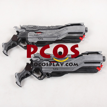 Picture of New Overwatch Reaper Gabriel Reyes Cosplay Twin Hellfire Shotguns mp003644