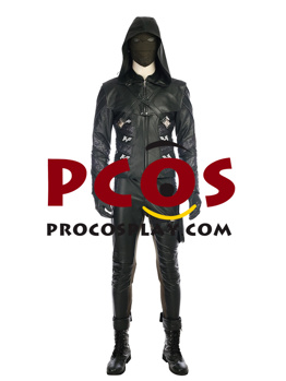 Immagine di pronto per la spedizione Green Arrow Stagione 5 Prometheus Costume Cosplay mp003686