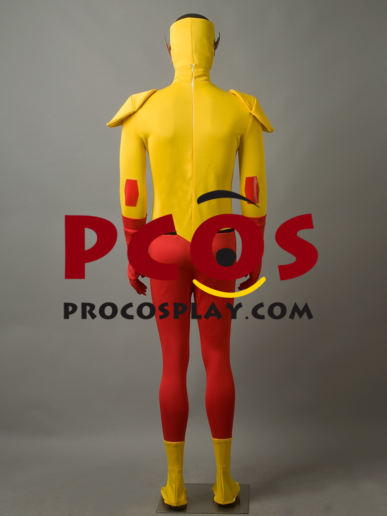 Young Justice (TV series) Kid Flash Wally West Cosplay Costume mp003837