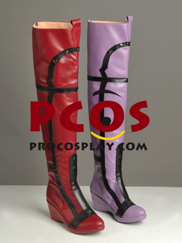 Imagen de Arkham City Harley Quinn Cosplay Botas Zapatos mp001673