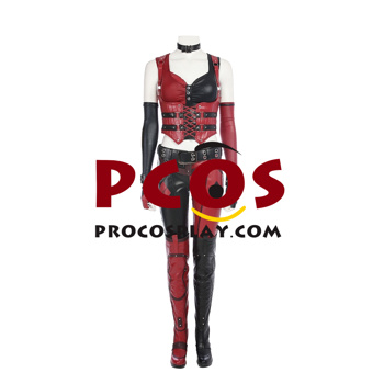 Picture of Deluxe Arkham Asylum City Harley Quinn Cosplay Costume mp003869