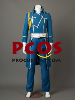 Image de Acheter Fullmetal Alchemist Cosplay Costume Colonel Roy Mustang Vêtements Militaires mp000090