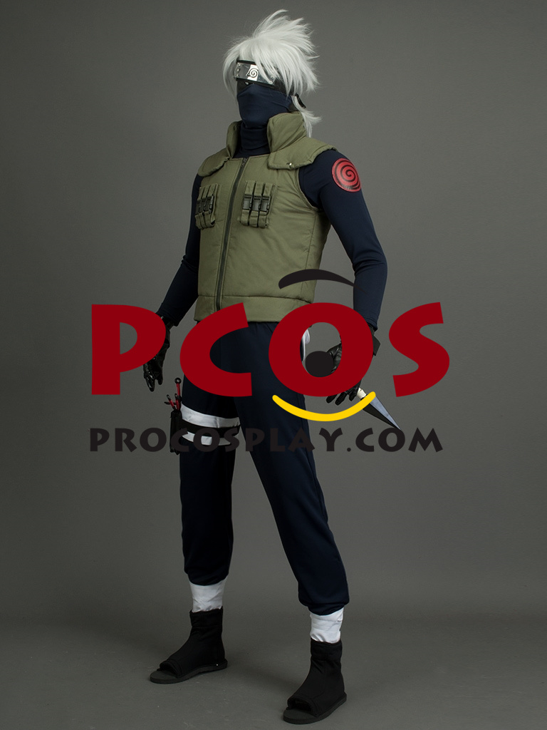 Deluxe Kakashi Hatake Men Cosplay Costumes Outfits For Sale mp004039