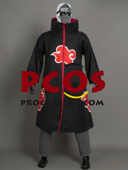 Picture of Deluxe Cloak Akatsuki members Kakuzu Cosplay Costumes mp000349