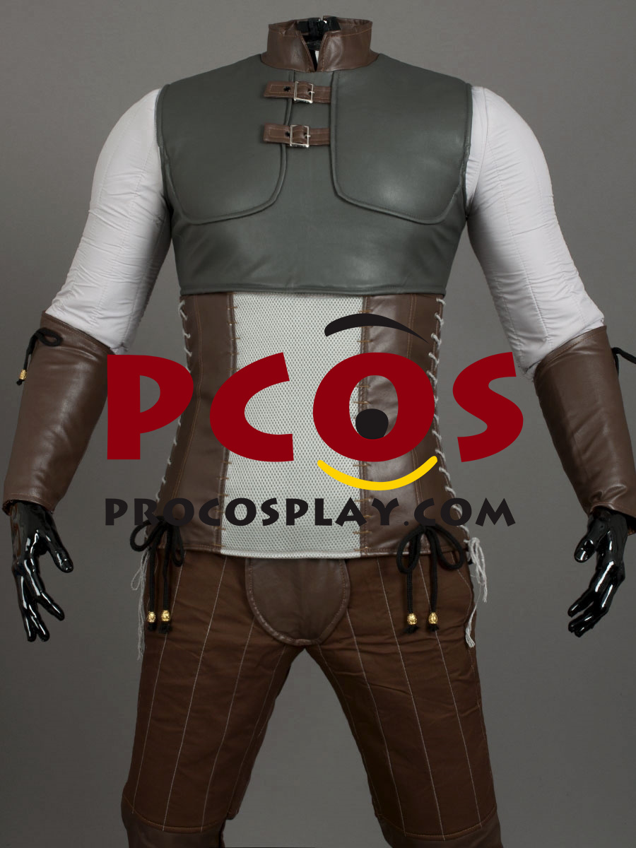 Versandfertig The Witcher 3Wild Hunt Geralt von Riva Cosplay Kostüm Best Profession Cosplay