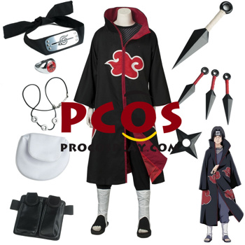 Imagen de Anime Akatsuki Uchiha Itachi Cosplay Disfraces Trajes mp000027