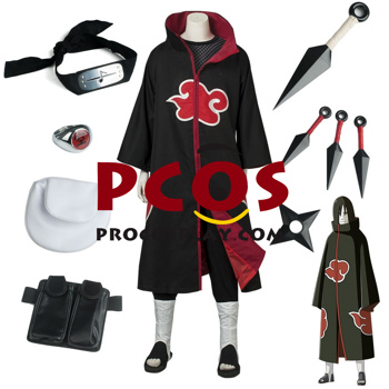 Изображение Deluxe Akatsuki Organization Orochimaru Coat Set Online Sale mp004241