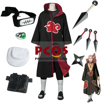 Изображение Deluxe Akatsuki Organization Hidan Robes Распродажа костюмов для косплея mp004244
