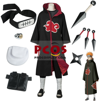 Imagen de Anime Akatsuki Organization Pein Pain Cosplay Outfit Set mp004252