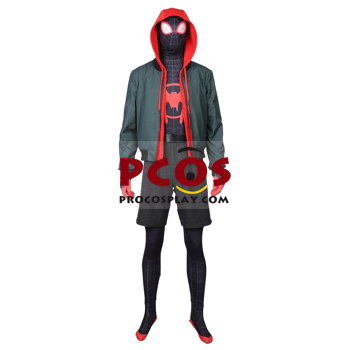 Image de Dans le Spider-Verse Miles Morales Cosplay Costume mp004267
