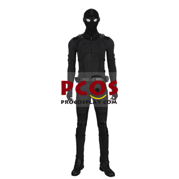 Picture of Spider-Man: Far From Home Spiderman Peter Parker Black Battle Cosplay Costume mp004549