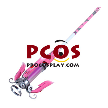 Picture of Overwatch OW Pink Mercy Charity Skin Mercy Angela Ziegler Staff Cosplay Weapon mp004464