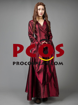 Picture of Ready to Ship Melisandre Red Robe Witch Court Dress Cosplay Costume mp005074