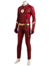 Image de The Flash Season 4 The Flash Barry Allen Leather Hood Version Cosplay Costume mp005135