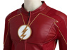 Picture of The Flash Season 4 The Flash Barry Allen Leather Hood Version Cosplay Costume mp005135