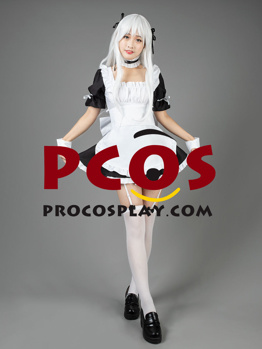 Picture of In Solitude Kasugano Sora Maid Version Cosplay Costume mp004176