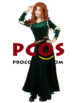 Bild von Ready to Ship Deluxe Tapfere Prinzessin Merida Cosplay Kostüm mp003883