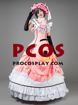 Bild von neuen schwarzen Butler Ciel Phantomhive rosa Cosplay Kostüme mp004139