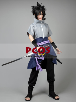 Изображение готовых к отправке аниме Саске Учиха 6-й мужской костюм для косплея mp003607 US-Clearance