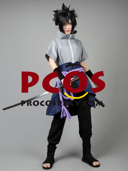 Image de prêt à expédier Anime Sasuke Uchiha 6th hommes Cosplay Costumes mp003607 US-Clearance