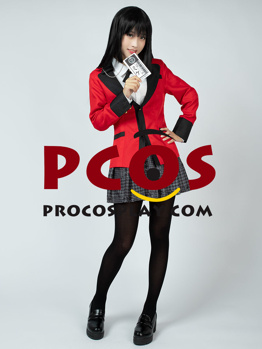 Image de Prêt à expédier Kakegurui Jabami Yumeko Cosplay Costume mp005024