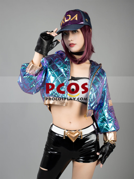 spin Italian Shine Ready to Ship League of Legends LOL KDA Akali Cosplay Costume Only Coat  mp004212 - Best Profession Cosplay Costumes Online Shop