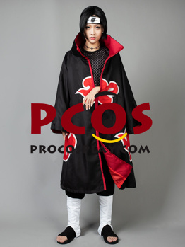 Bild eines maßgeschneiderten Akatsuki Itachi Uchiha Cosplay-Kostüms mp000683