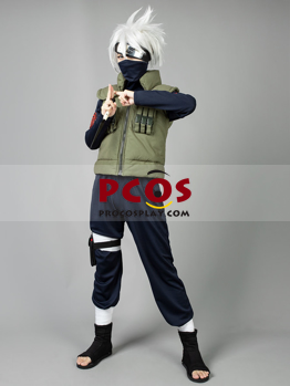 Изображение готовых к отправке аниме Какаши Хатаке Косплей костюмы онлайн mp004039-Распродажа