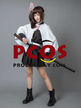 Immagine del costume cosplay Kimetsu no Yaiba Kanao pronto per la spedizione mp005151