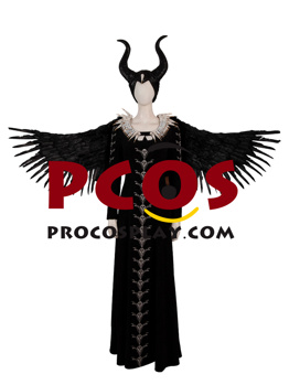 Immagine di Malefica: costume cosplay da padrona del male con le corna mp005235